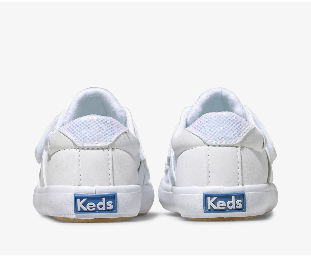 Keds Slip Ons White - Courtney - Kids XPLVZR-394